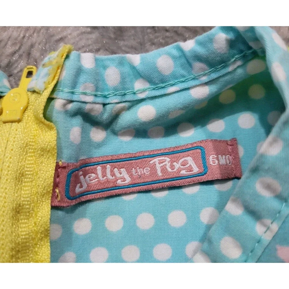 Jelly The Pug Baby Girls 6 Months One Piece Romper Jumpsuit Easter Spring Chicks